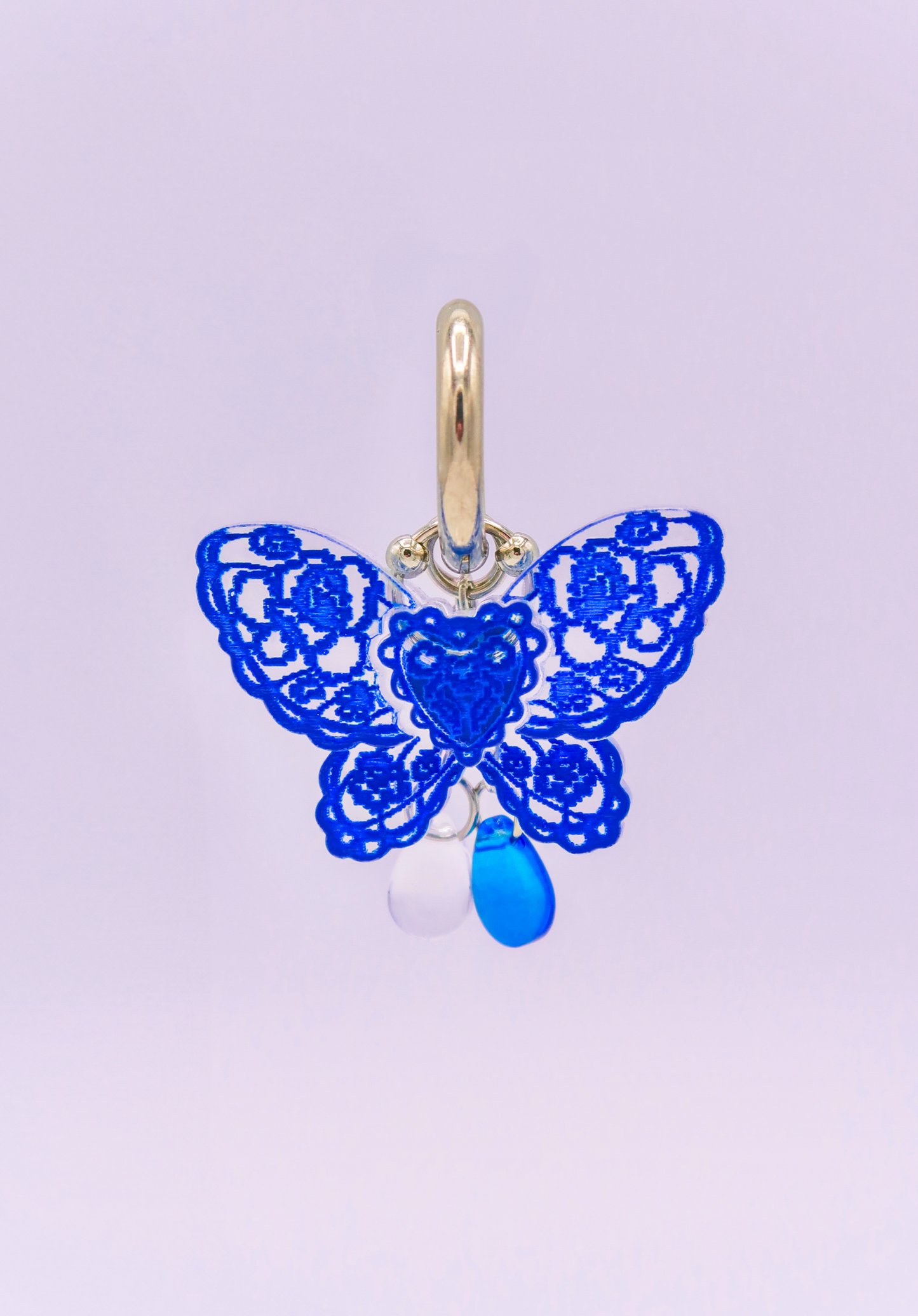 ENCAJE AZUL │ pendientes