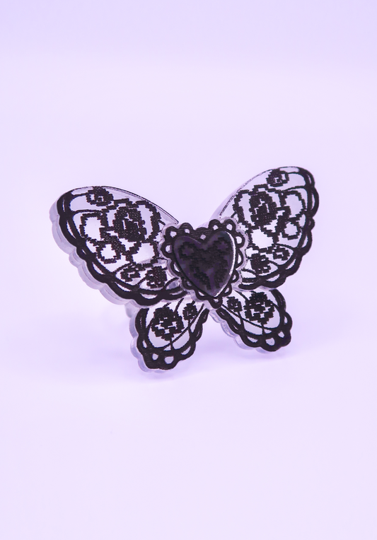 ENCAJE NEGRO │ anillo