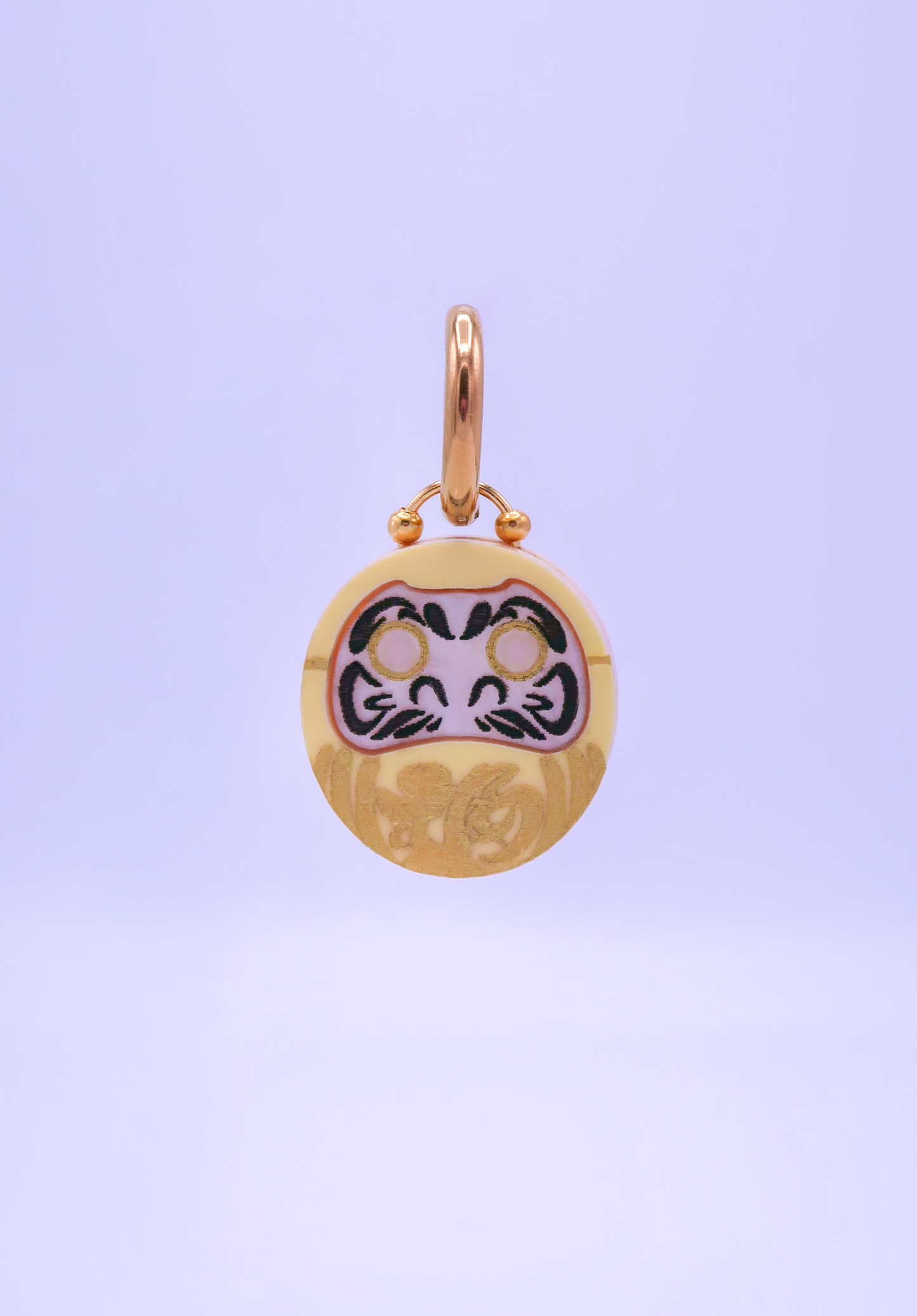 DARUMA AMARILLO │ pendientes