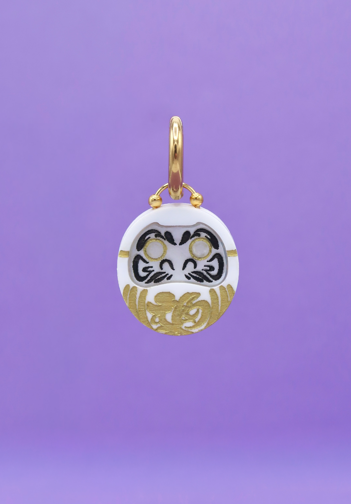 DARUMA BLANCO │ pendientes