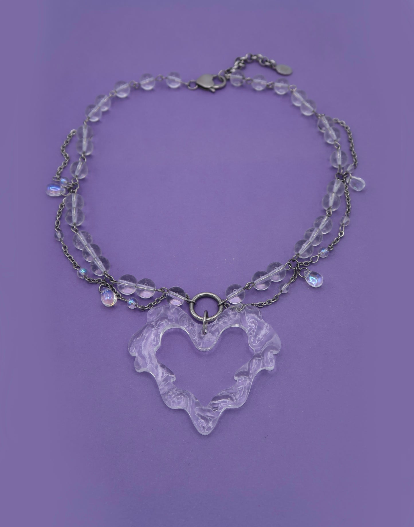 SILVERMIST TRANSPARENTE│collar