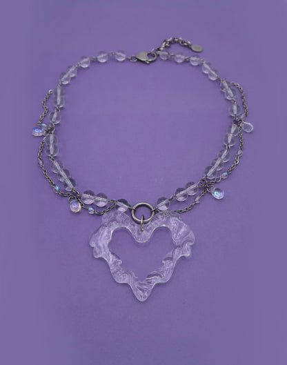 SILVERMIST TRANSPARENTE│collar