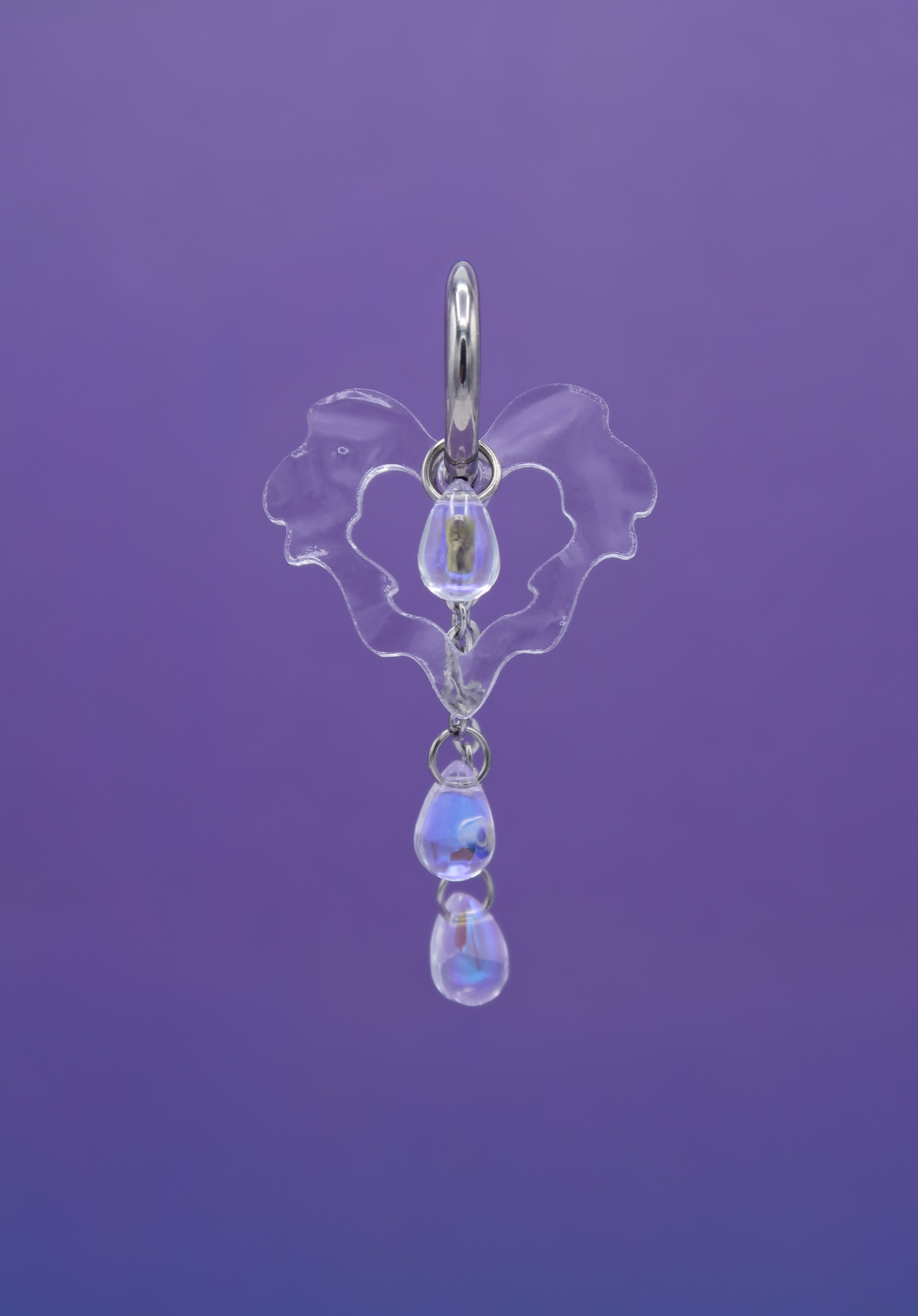 SILVERMIST TRANSPARENTES│pendientes