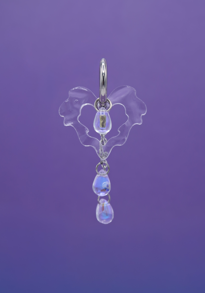 SILVERMIST TRANSPARENTES│pendientes