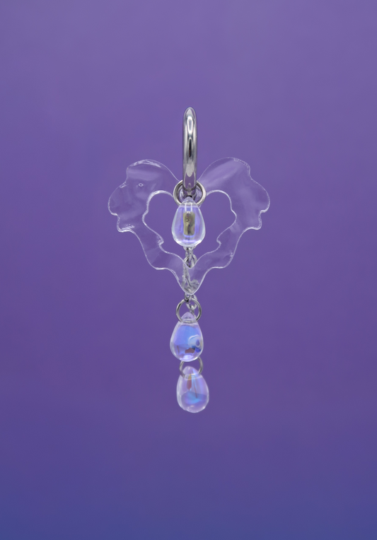 SILVERMIST TRANSPARENTES│pendientes