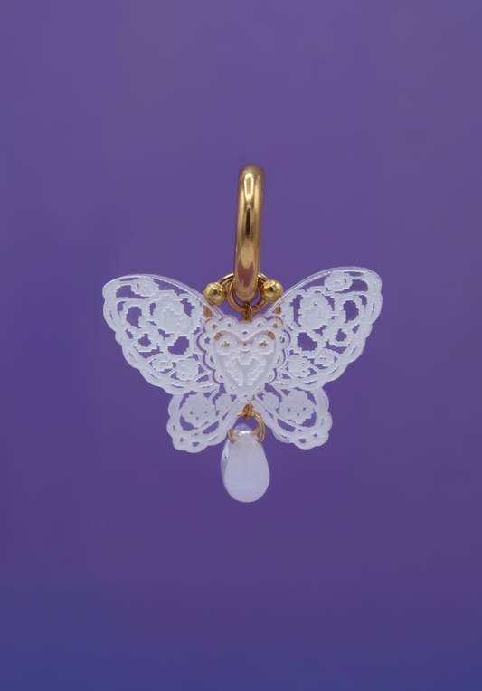 ENCAJE BLANCO │ pendientes