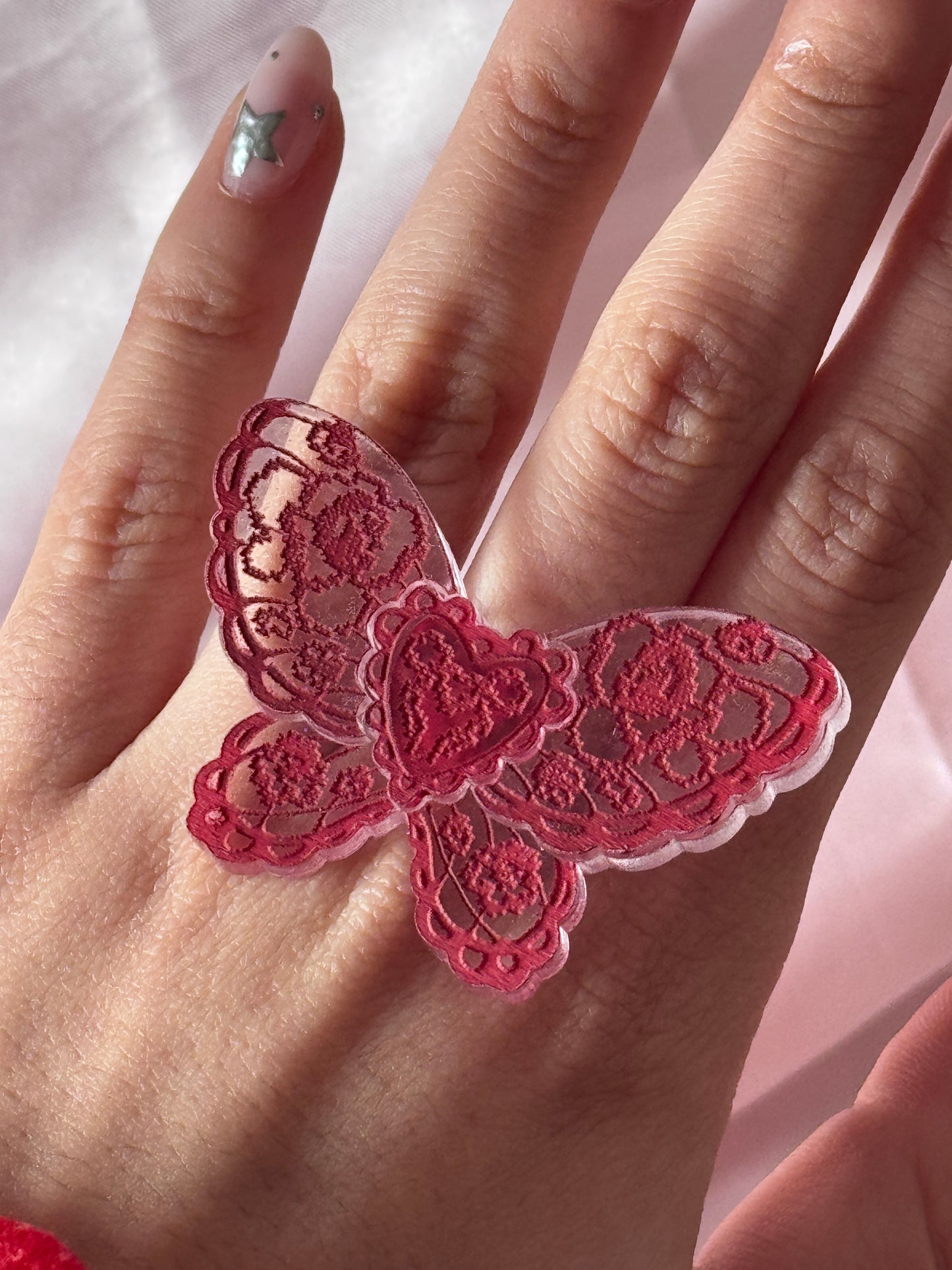 ENCAJE ROJO │ anillo