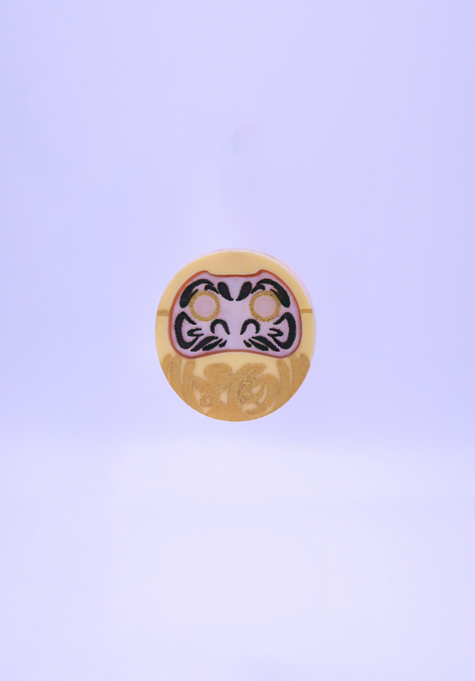 DARUMA AMARILLO │ pendientes