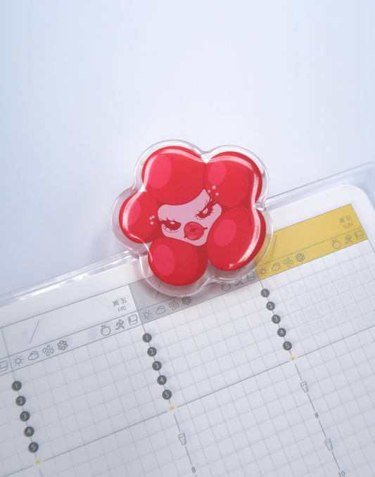 NOT FRÁGIL ROJA │ pinza