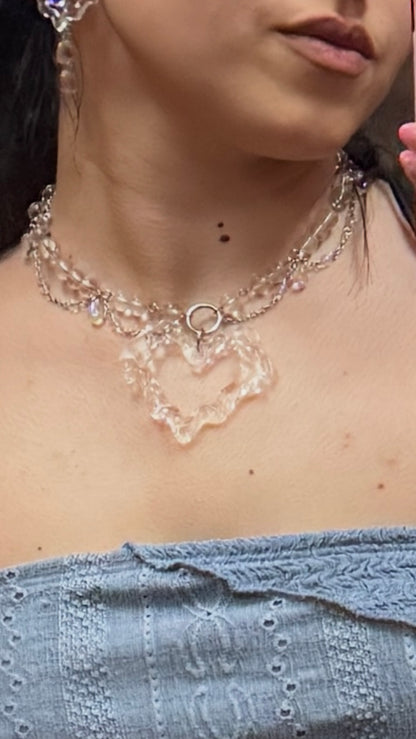 SILVERMIST TRANSPARENTE│collar